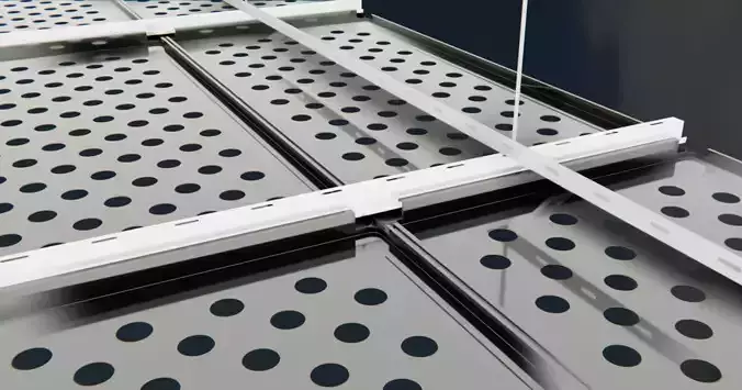 BIM-GC-Hook On Circle Mesh Suspended Ceiling   -From Architect-