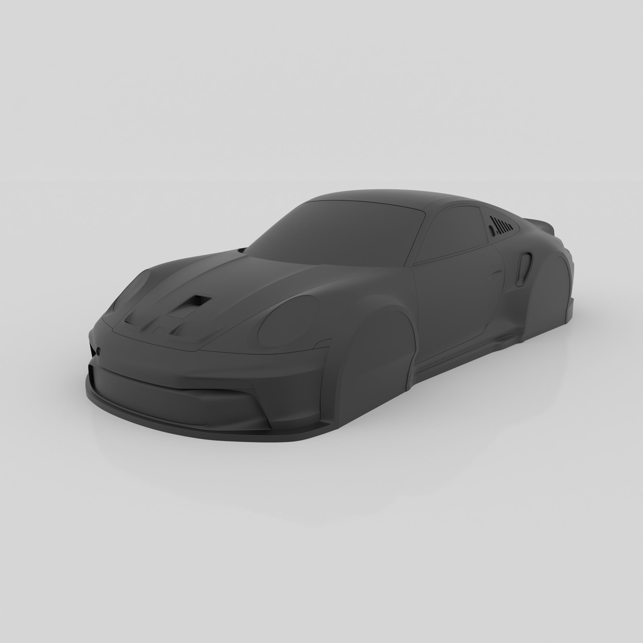 Porsche 911 GT3 Ready to Print STL Files for Vacuum Mold 3D print model_5