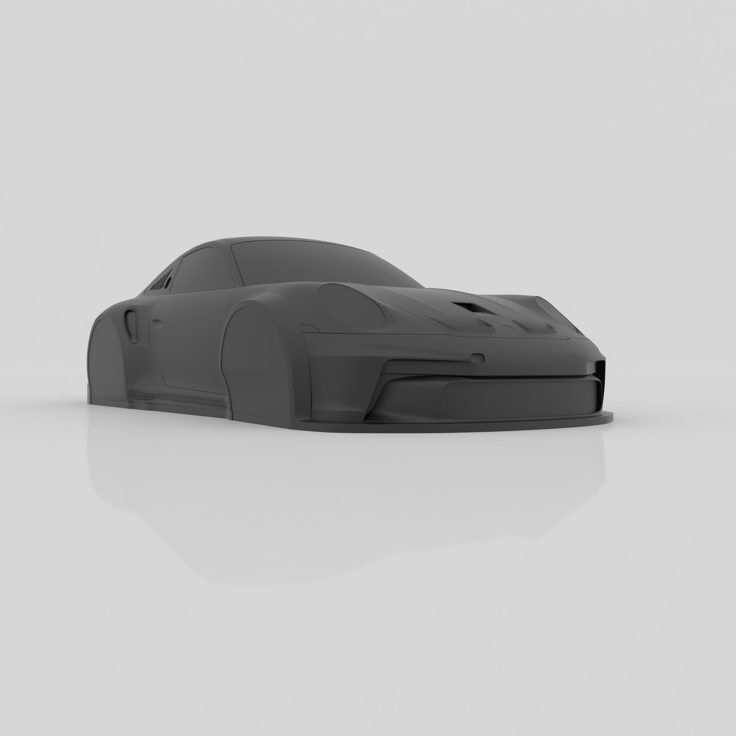 Porsche 911 GT3 Ready to Print STL Files for Vacuum Mold 3D print model_6