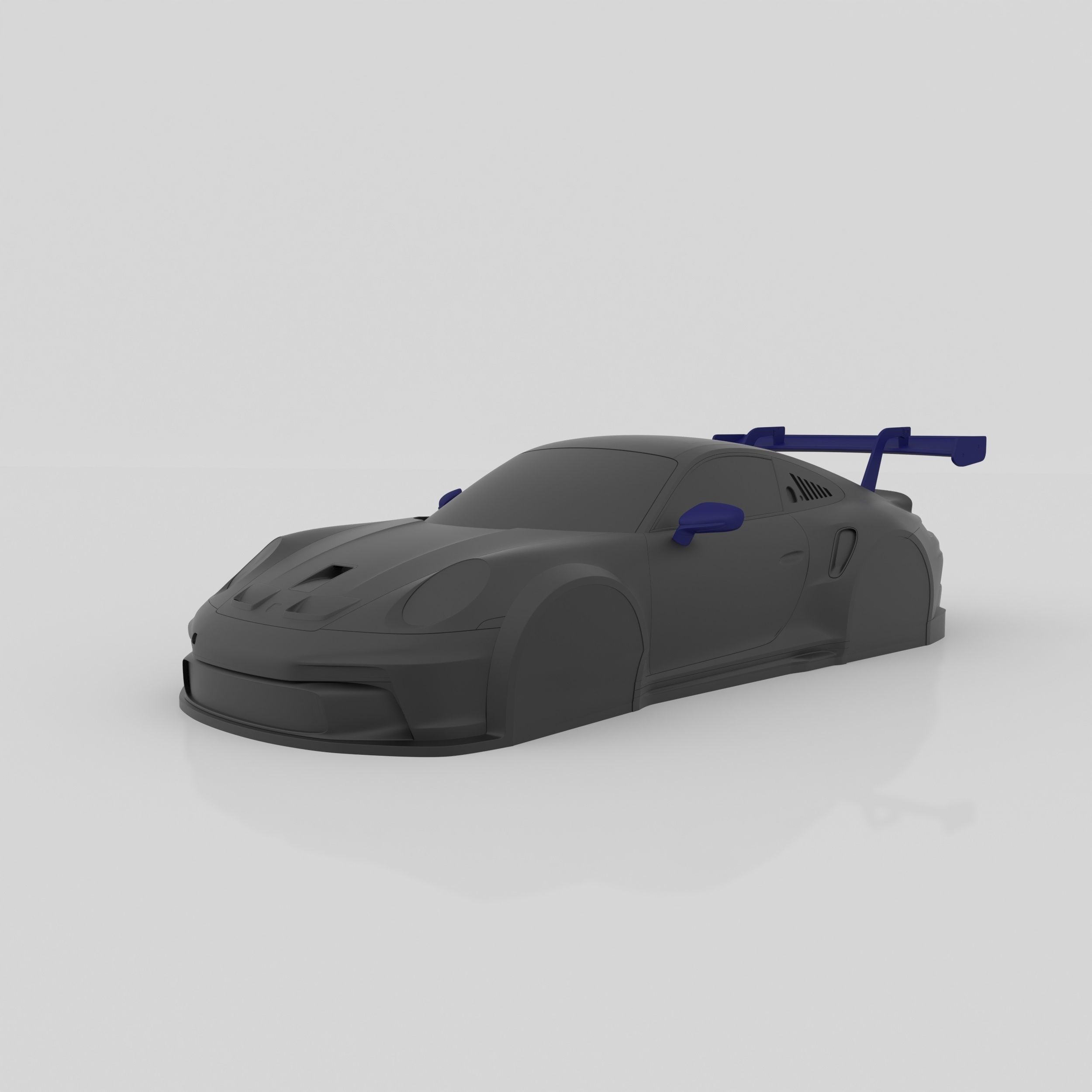 Porsche 911 GT3 Ready to Print STL Files for Vacuum Mold 3D print model_1
