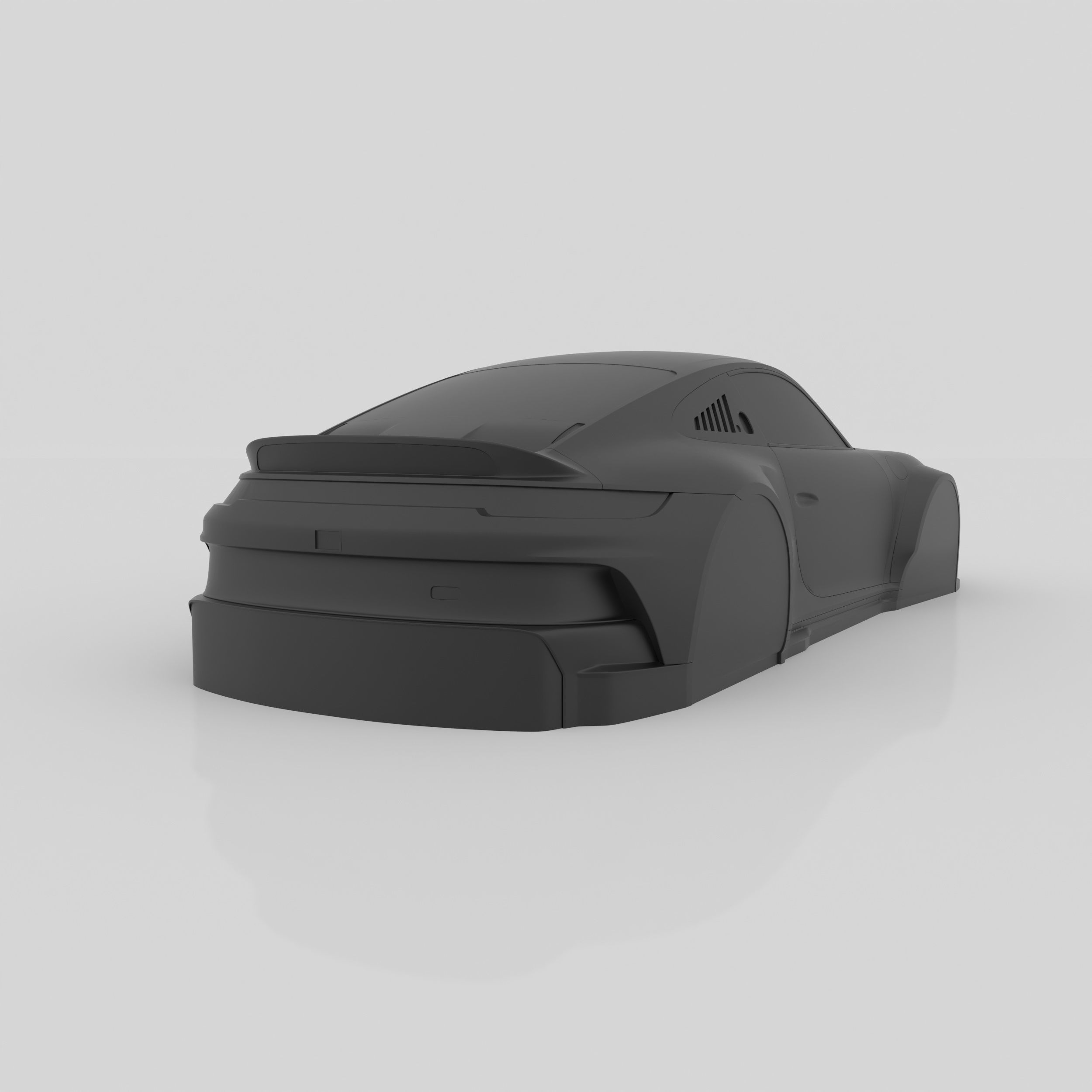 Porsche 911 GT3 Ready to Print STL Files for Vacuum Mold 3D print model_7