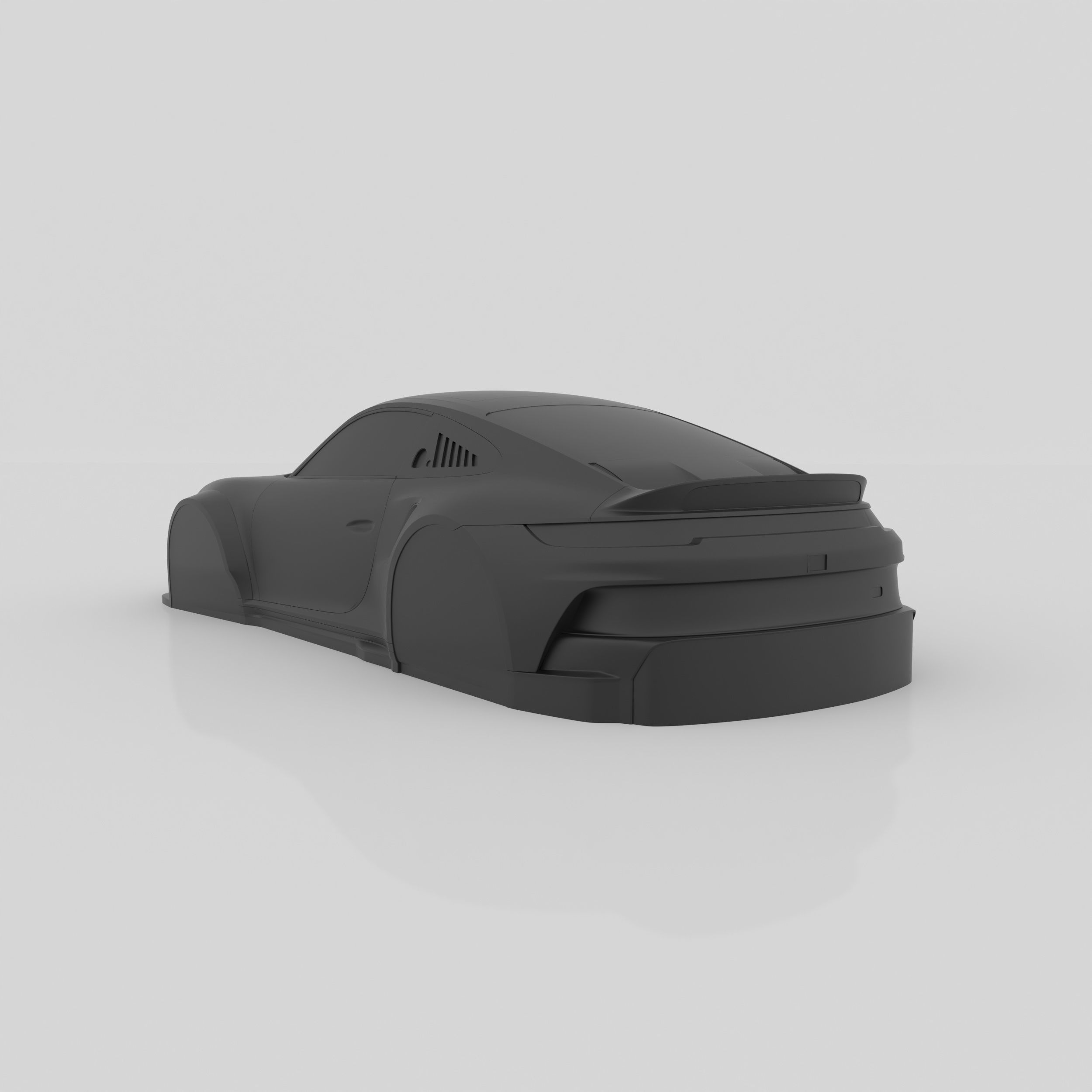 Porsche 911 GT3 Ready to Print STL Files for Vacuum Mold 3D print model_8