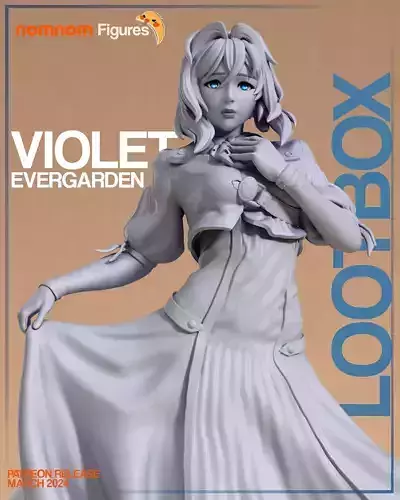Violet Evergarden 3D print model