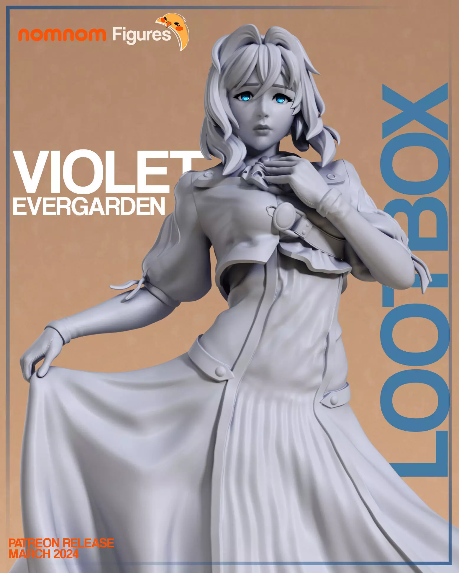 Violet Evergarden 3D print model_0