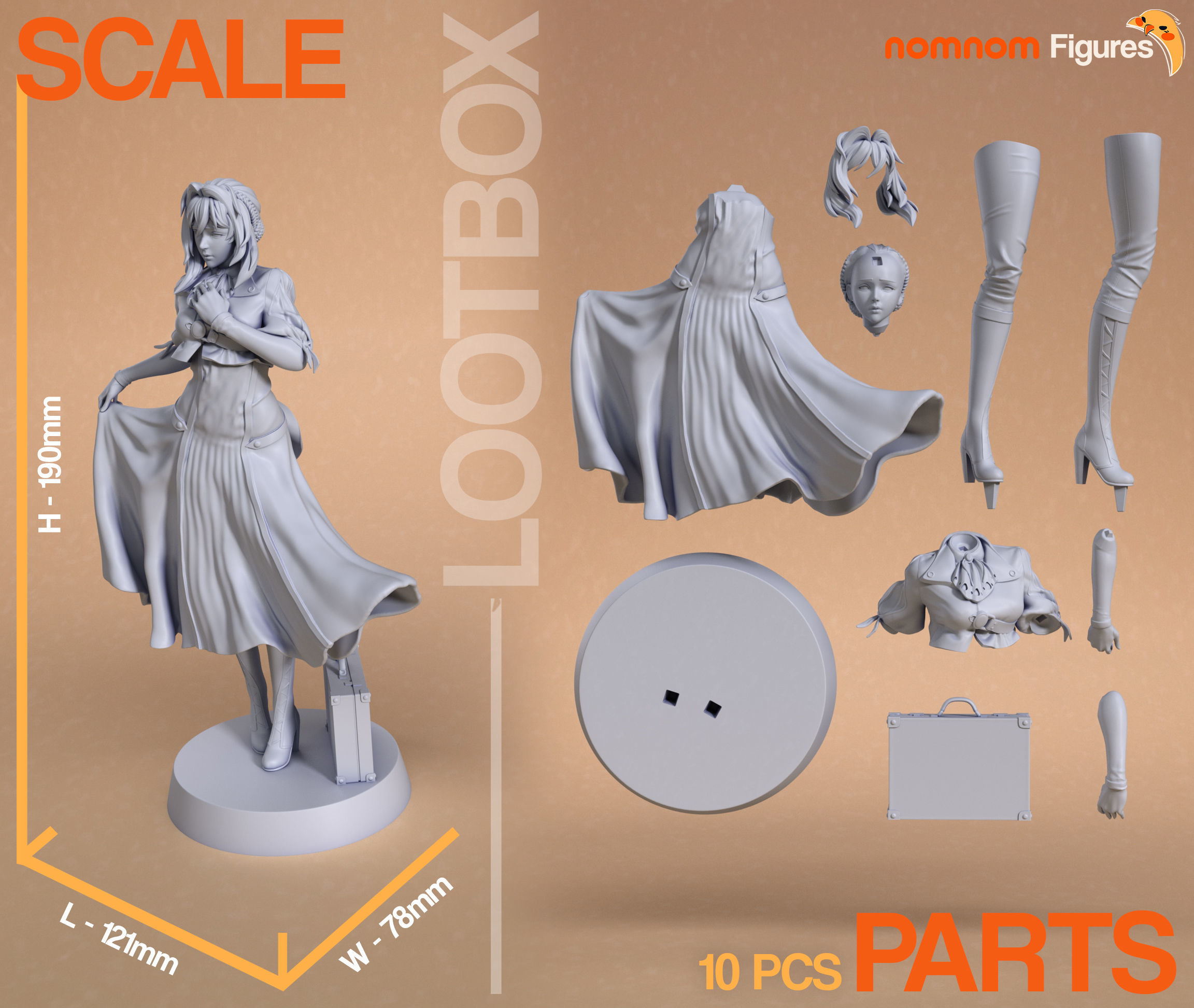 Violet Evergarden 3D print model_1