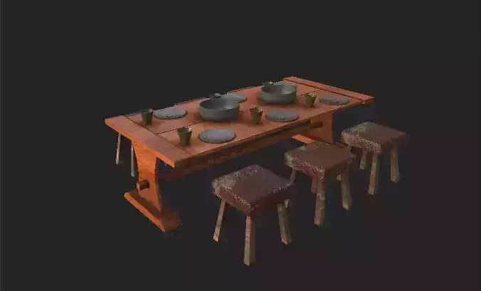 table model 3D model