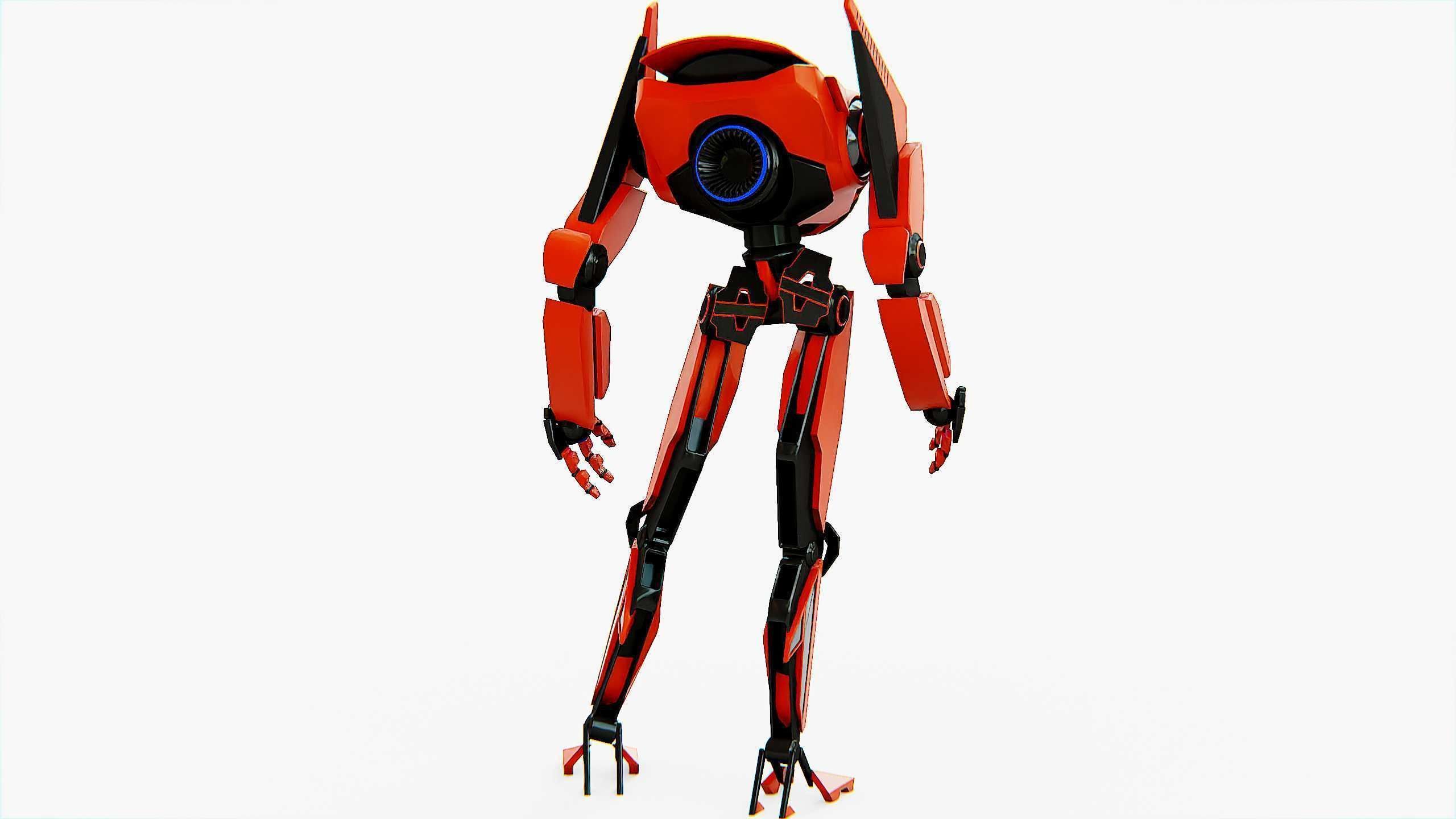 ANDROID MO Rigged for Unreal Engine - Unity - MIXAMO 3D model_15