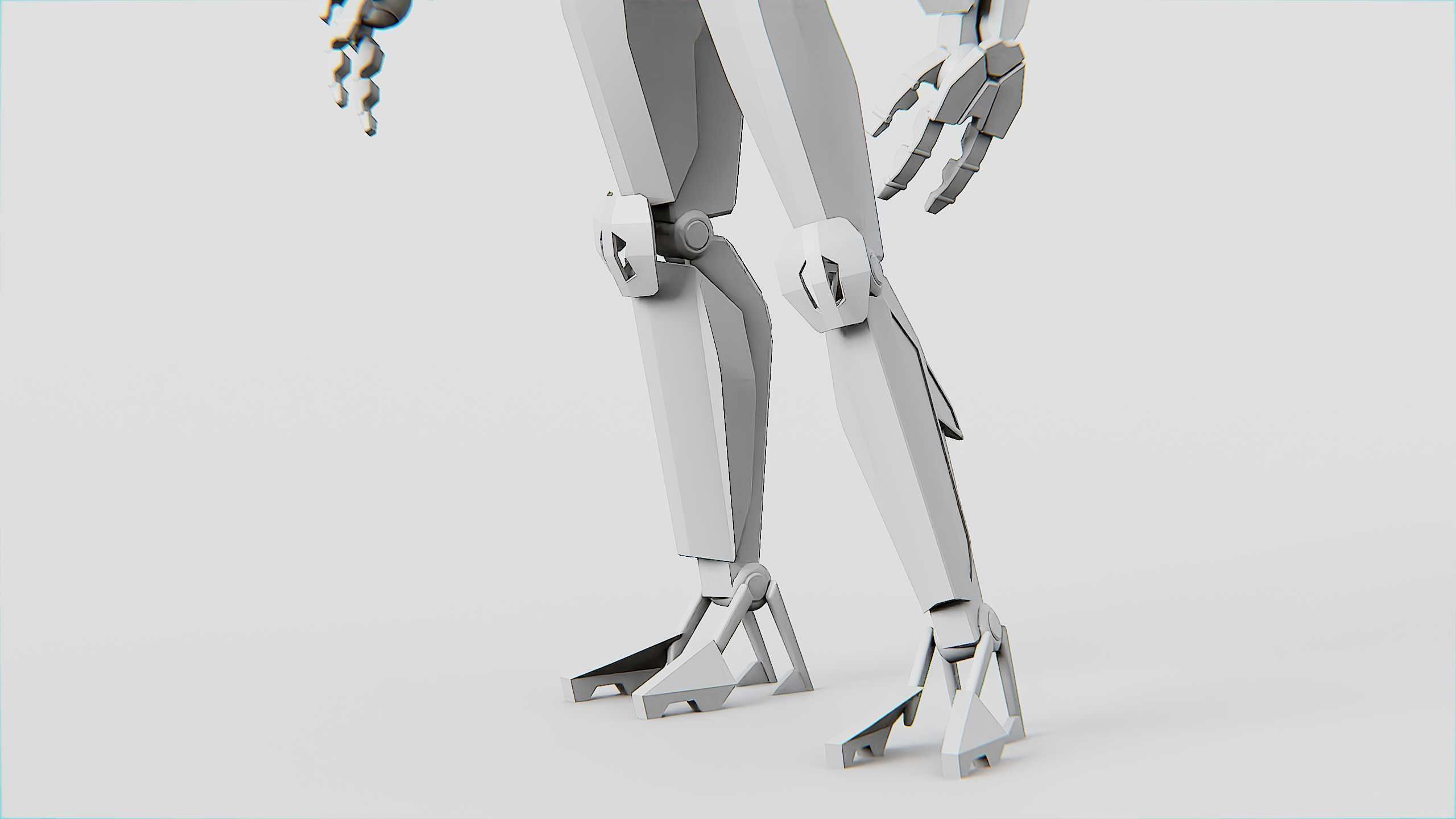 ANDROID MO Rigged for Unreal Engine - Unity - MIXAMO 3D model_35