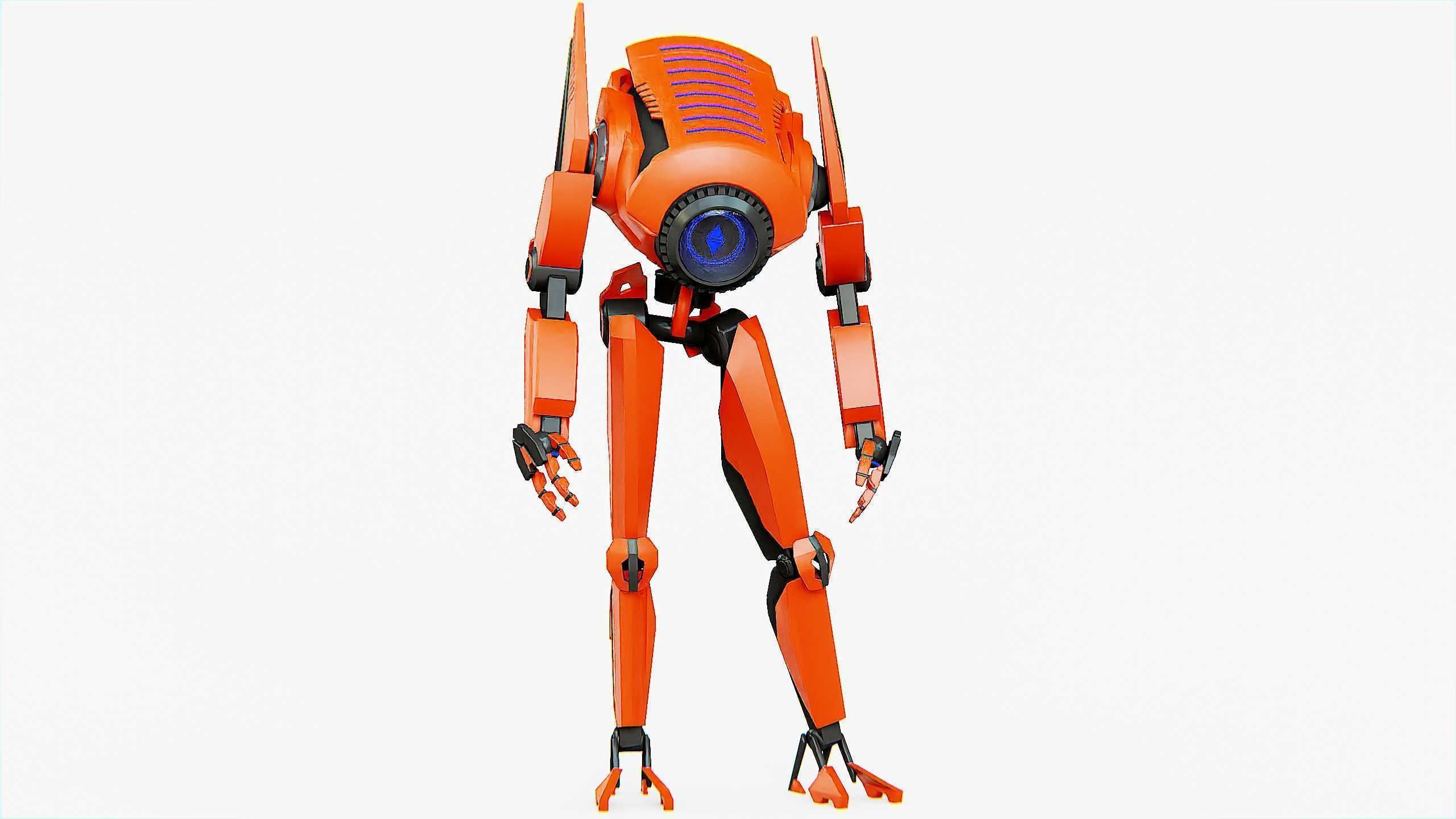 ANDROID MO Rigged for Unreal Engine - Unity - MIXAMO 3D model_3