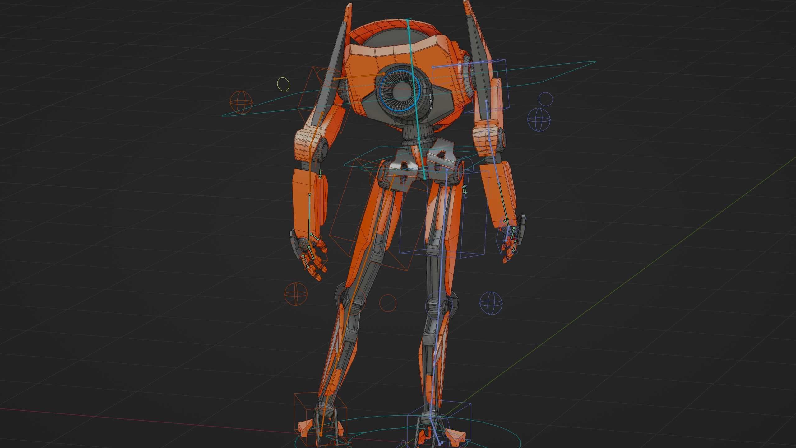 ANDROID MO Rigged for Unreal Engine - Unity - MIXAMO 3D model_38