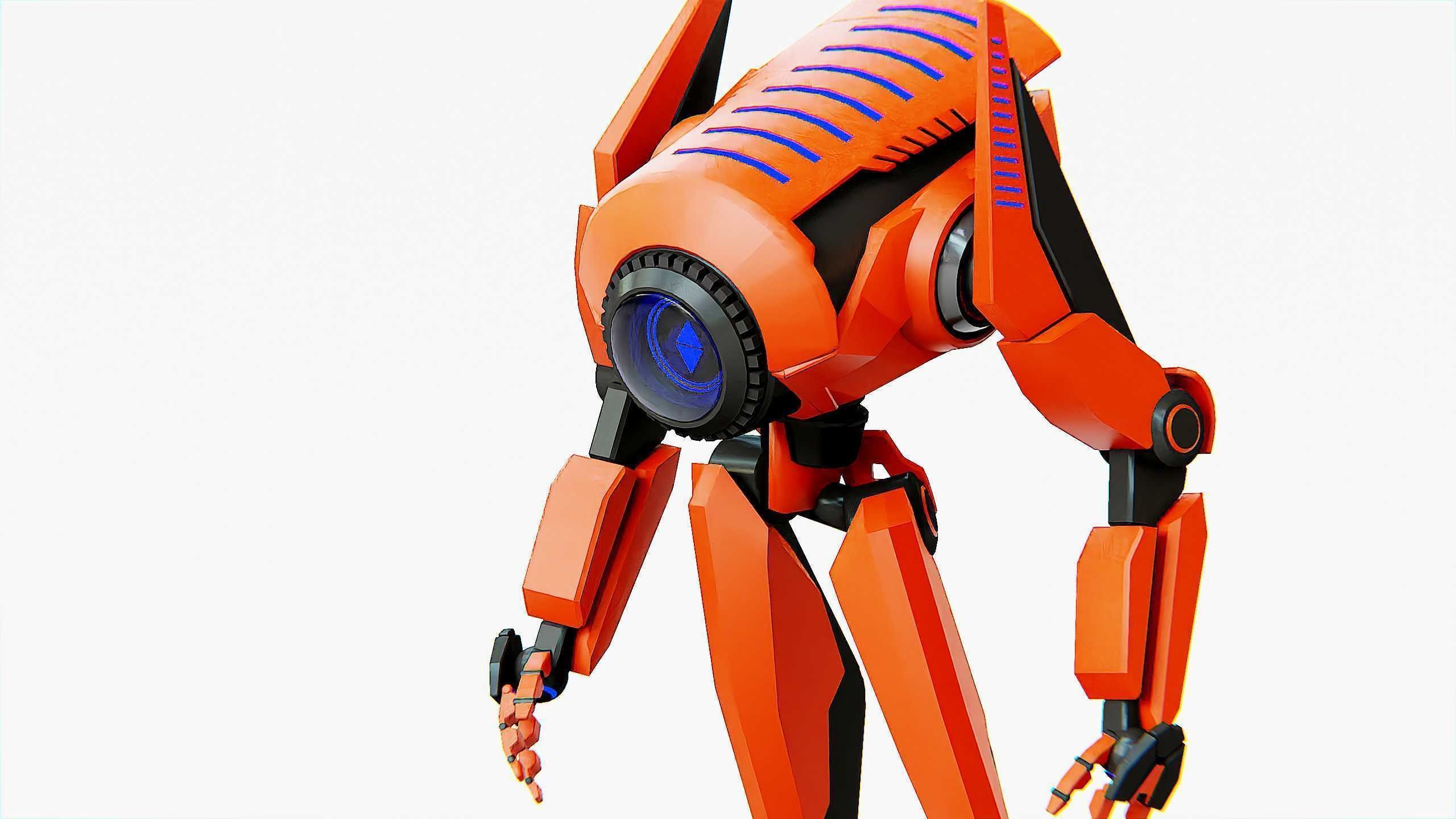 ANDROID MO Rigged for Unreal Engine - Unity - MIXAMO 3D model_28