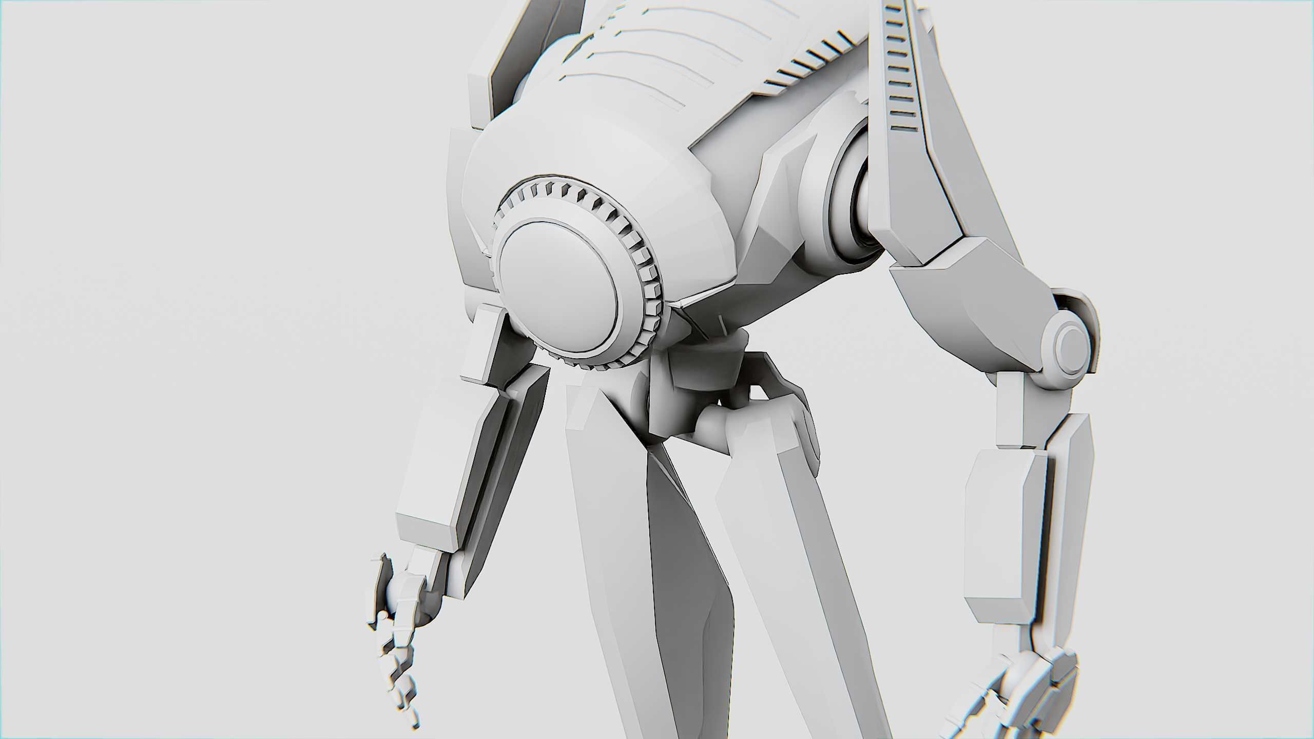 ANDROID MO Rigged for Unreal Engine - Unity - MIXAMO 3D model_34