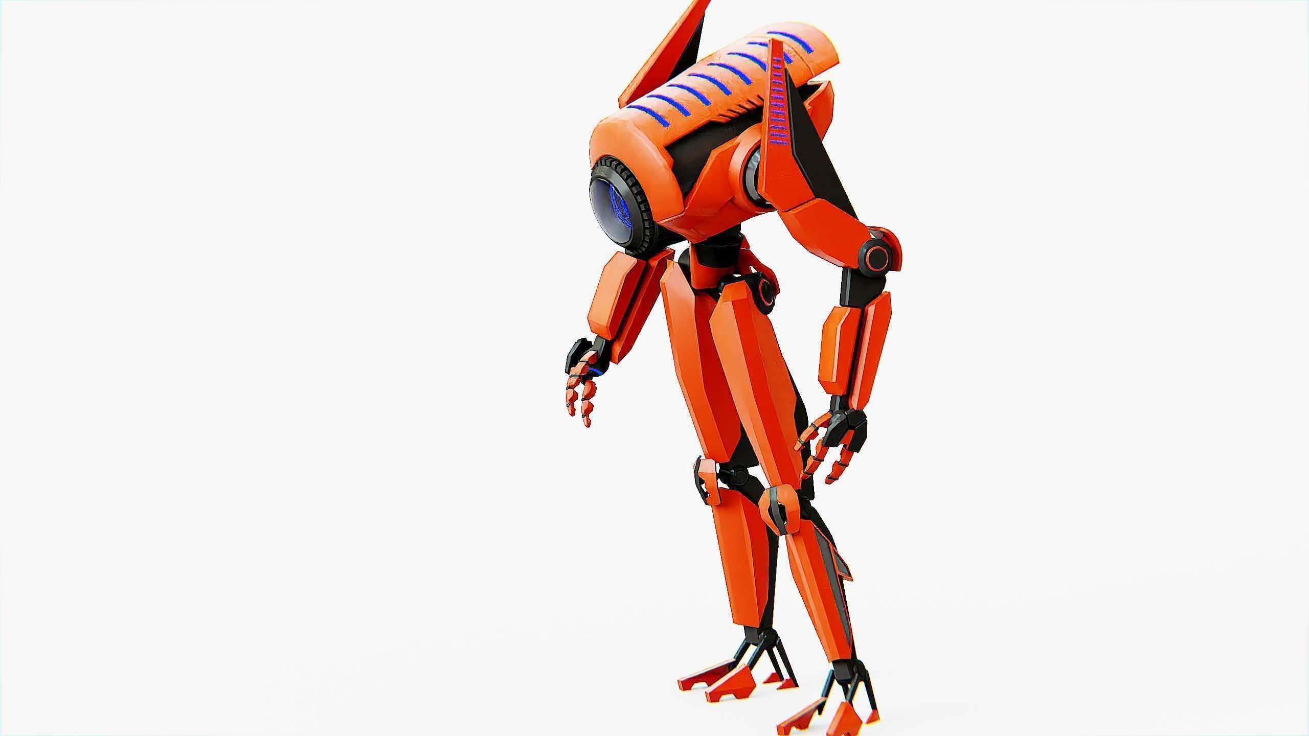 ANDROID MO Rigged for Unreal Engine - Unity - MIXAMO 3D model_7