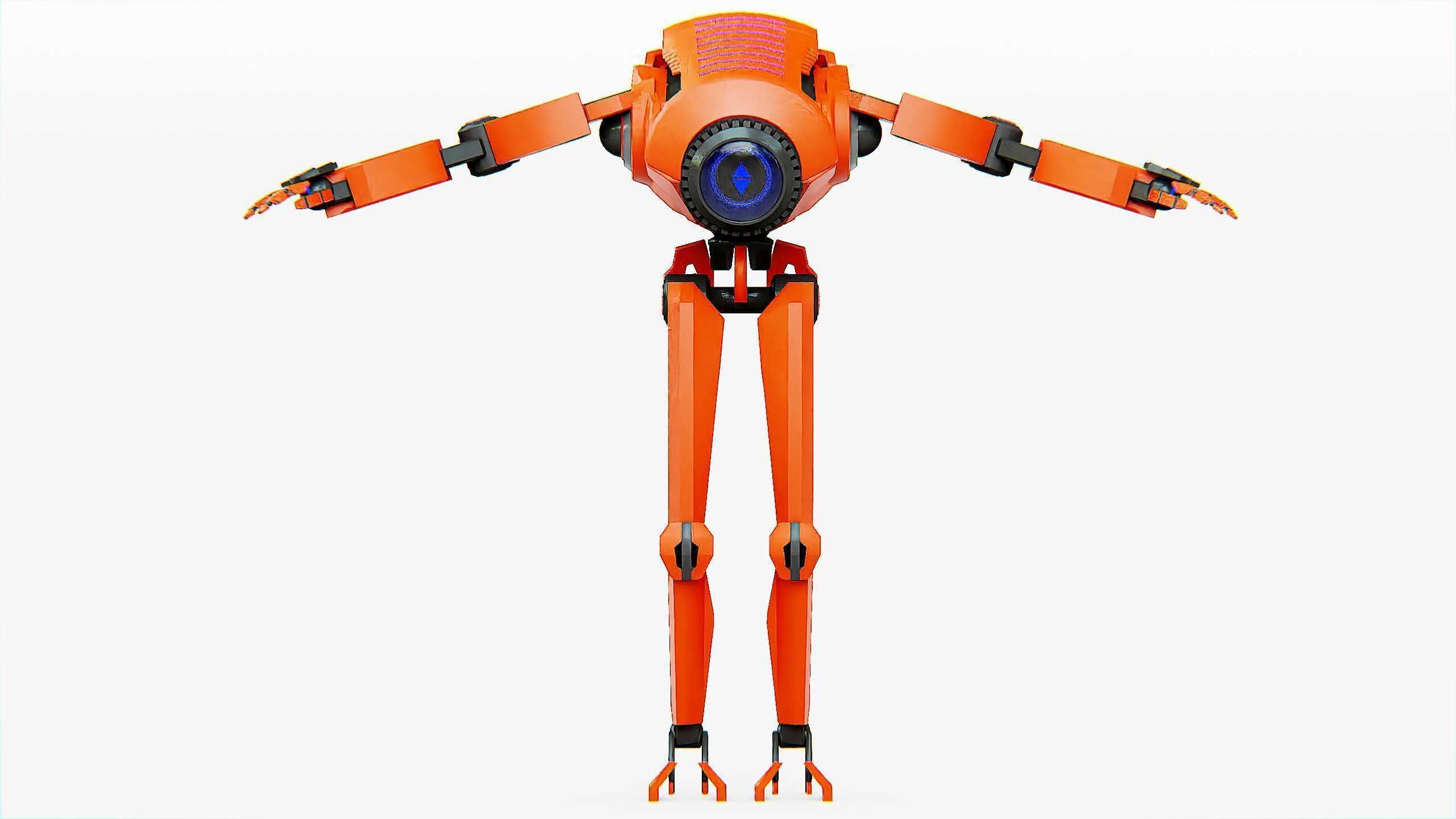 ANDROID MO Rigged for Unreal Engine - Unity - MIXAMO 3D model_30