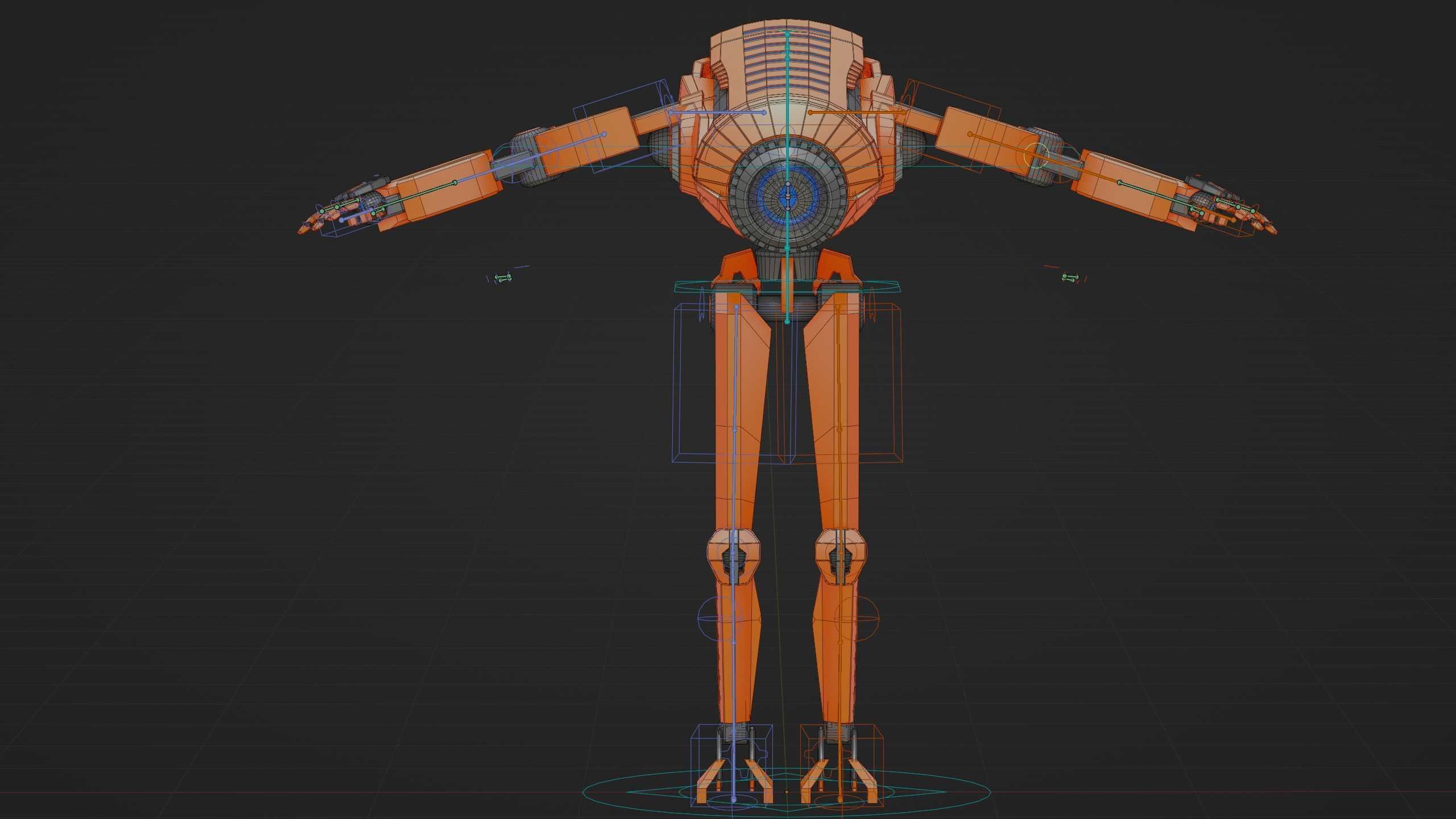 ANDROID MO Rigged for Unreal Engine - Unity - MIXAMO 3D model_39