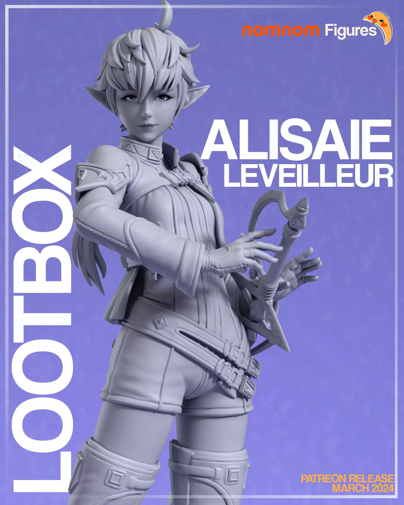 Alisaie Leveilleur - Final Fantasy XIV 3D print model_0
