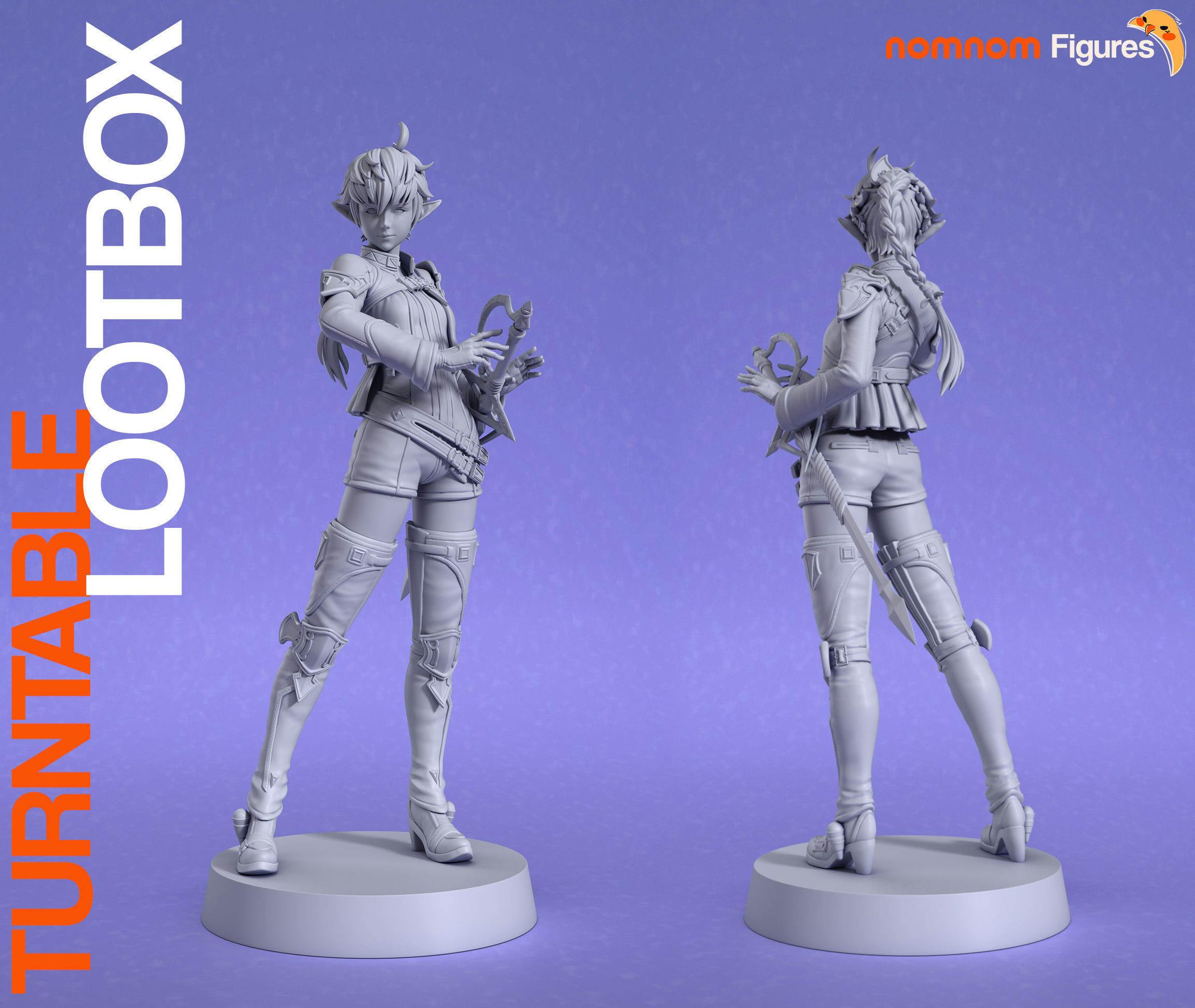 Alisaie Leveilleur - Final Fantasy XIV 3D print model_2