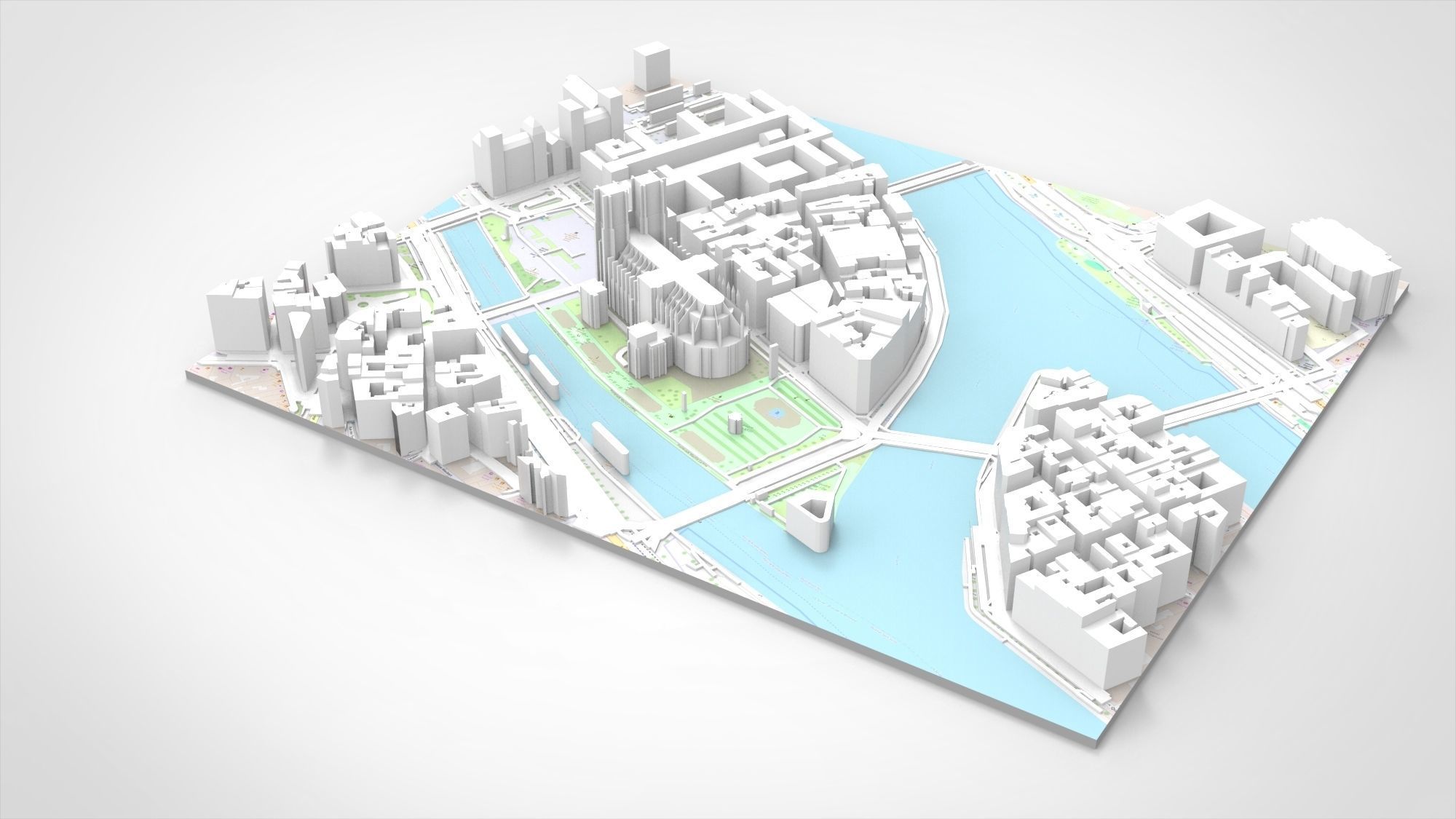 Notre Dame Cathedral Paris France 3D model_4