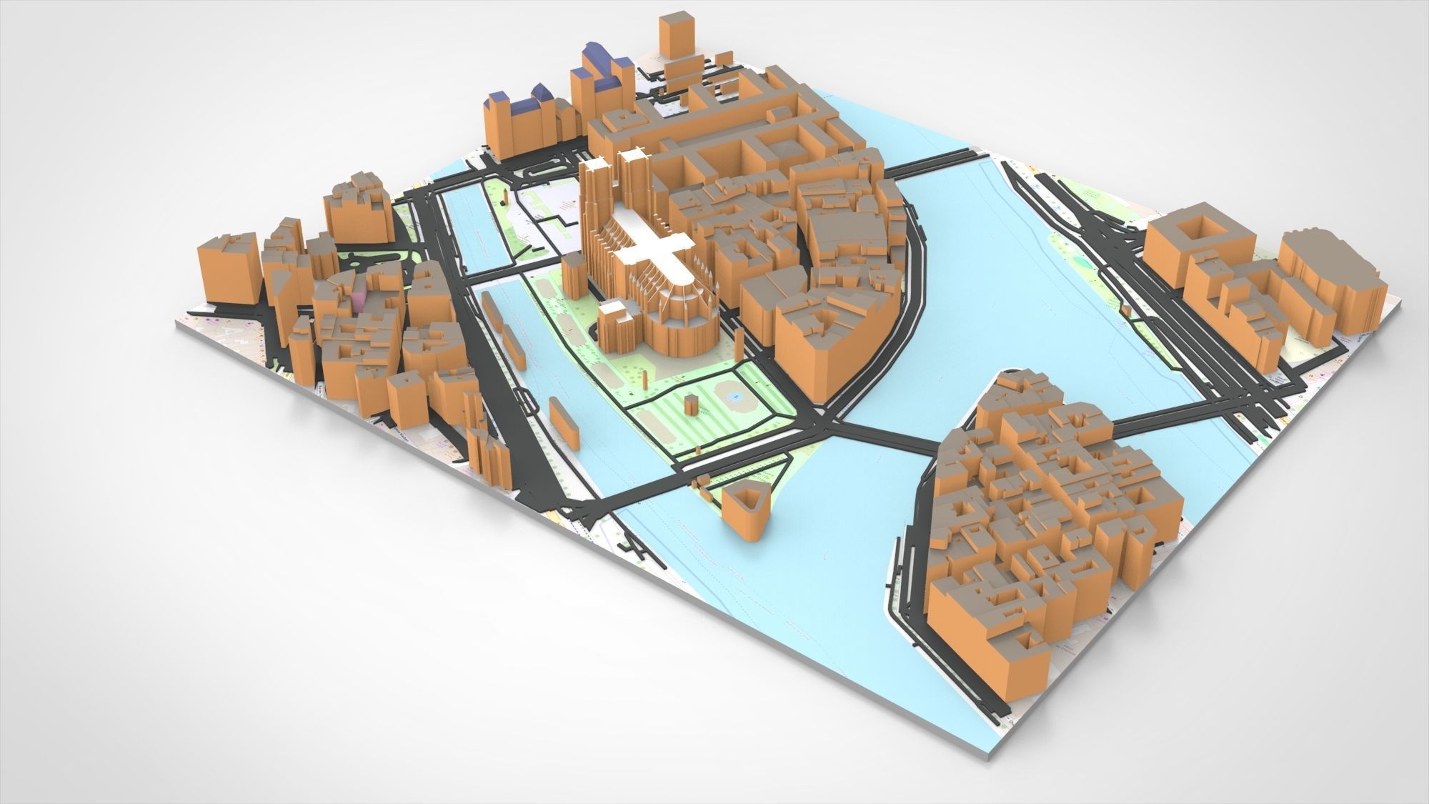 Notre Dame Cathedral Paris France 3D model_8