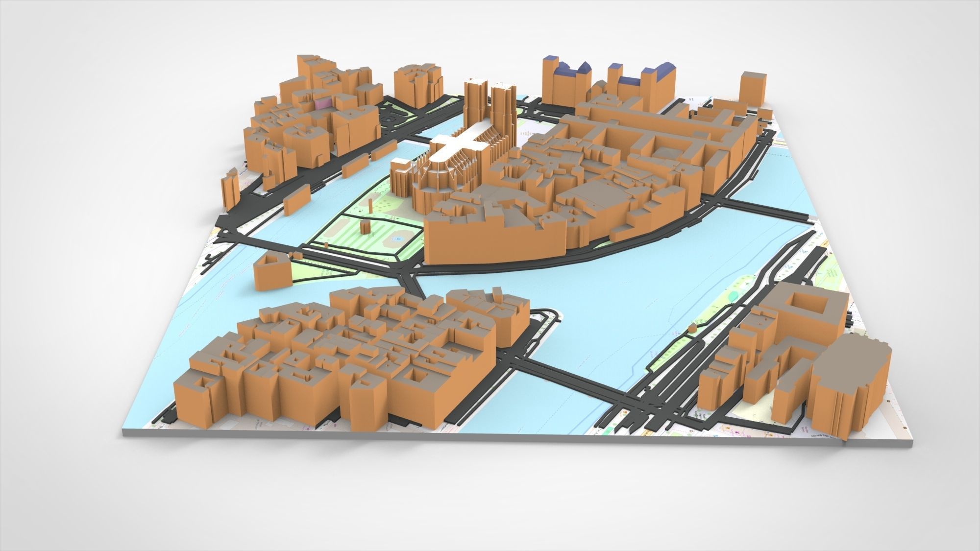Notre Dame Cathedral Paris France 3D model_7