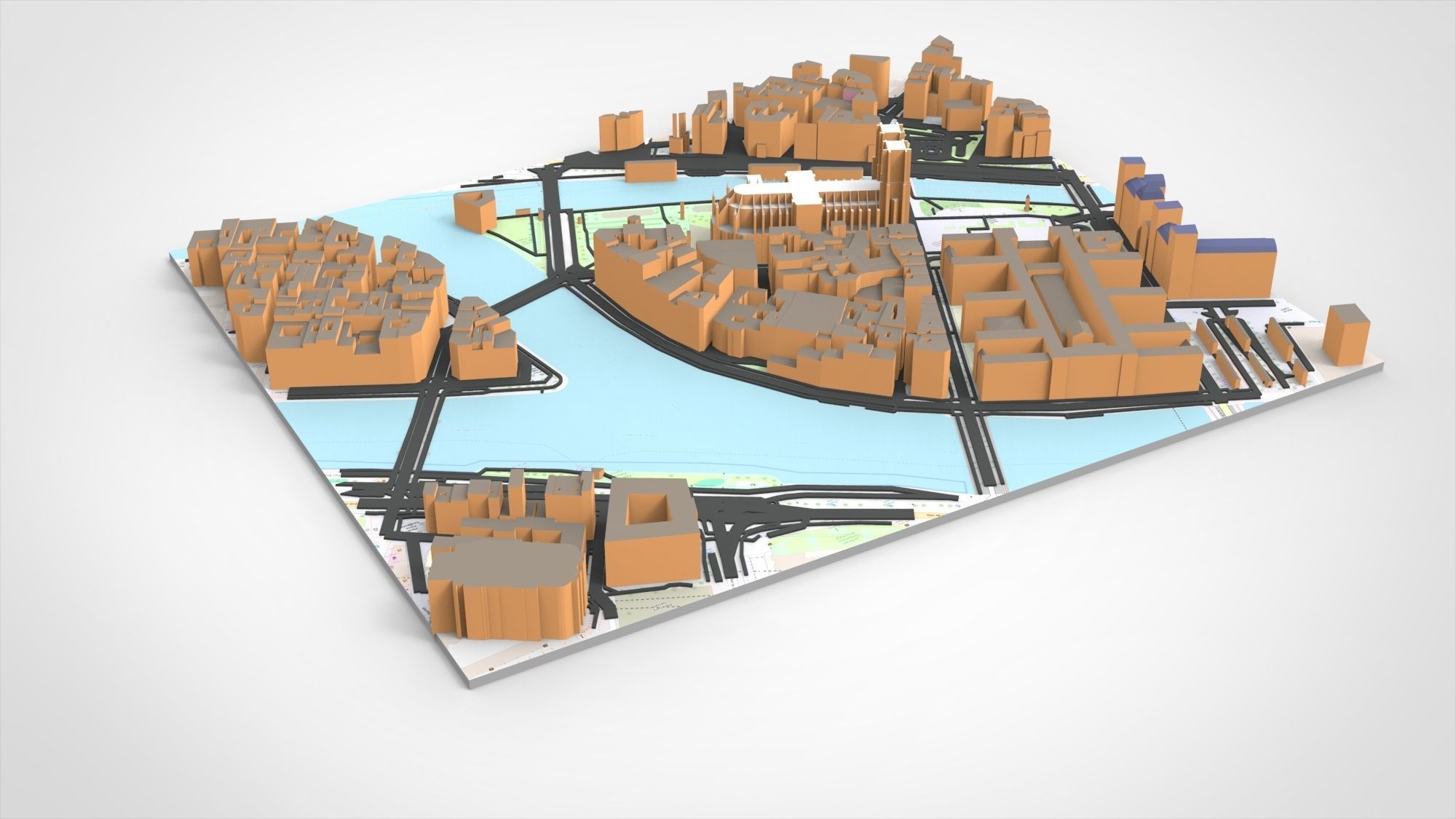 Notre Dame Cathedral Paris France 3D model_5