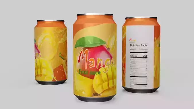 Fruit energy drink 3D model