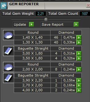 Emerald Halo Twisted Ring 4596 3D print model_8