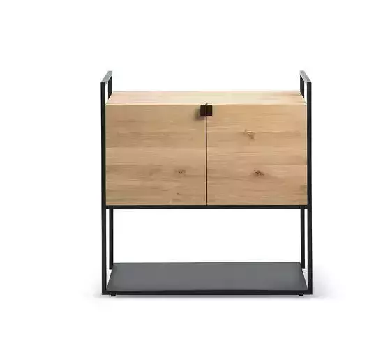 ethnicraft oak cell unit sideboard