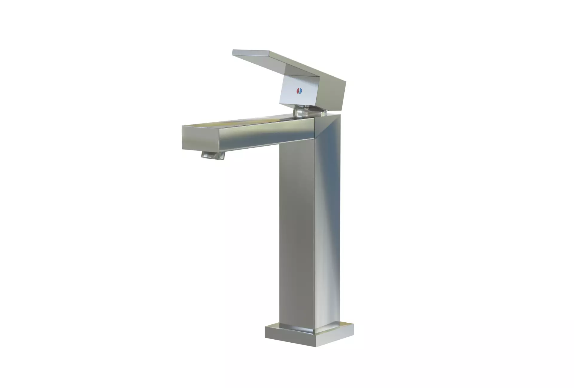 Square bathroom faucet Free 3D model
