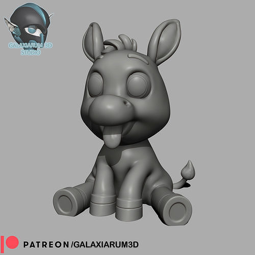 BABY DONKEY  3D print model