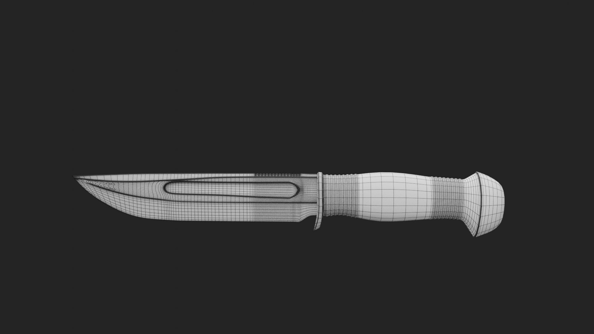 Knife K5 3D print model_7