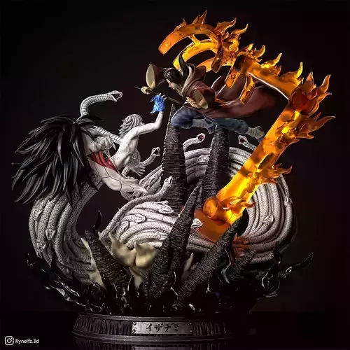 Itachi vs Kabuto Izanami 3D Print Model 3D print model