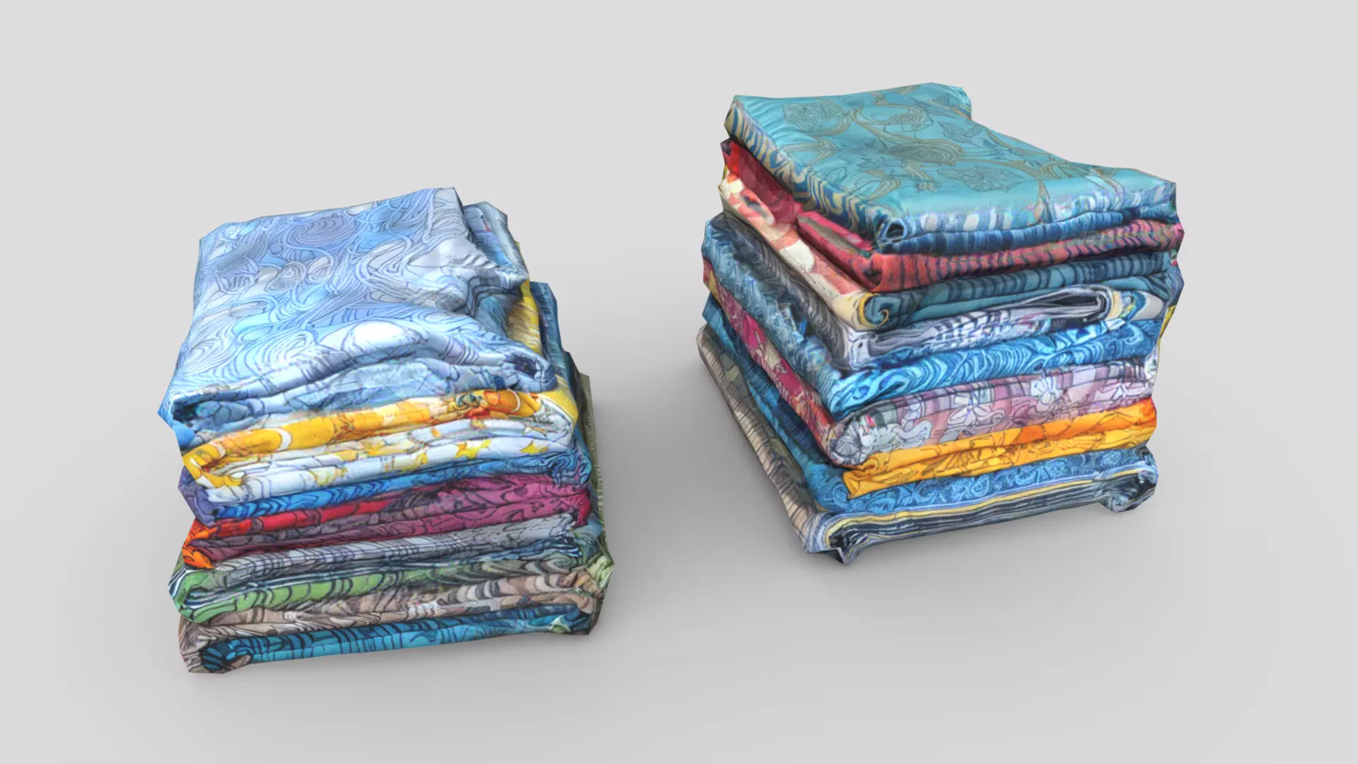 Pile of Clothes Low-poly 3D model