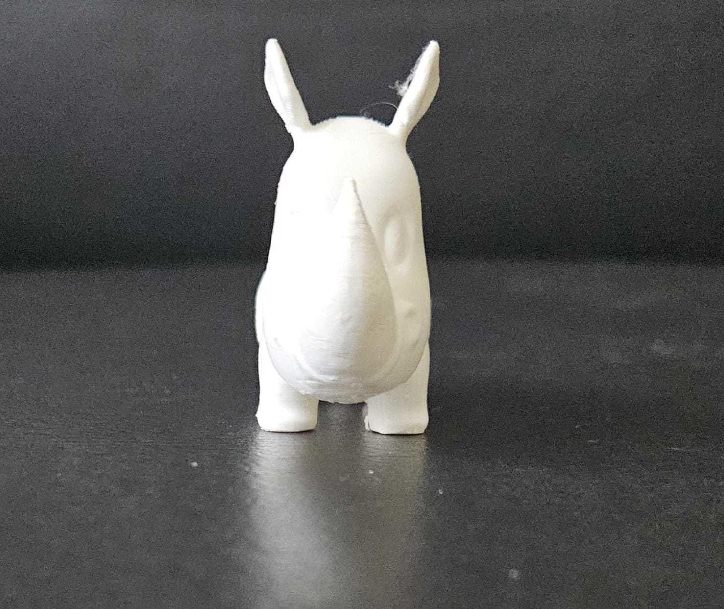 Stylized Cartoon Rhino 3D print model_6
