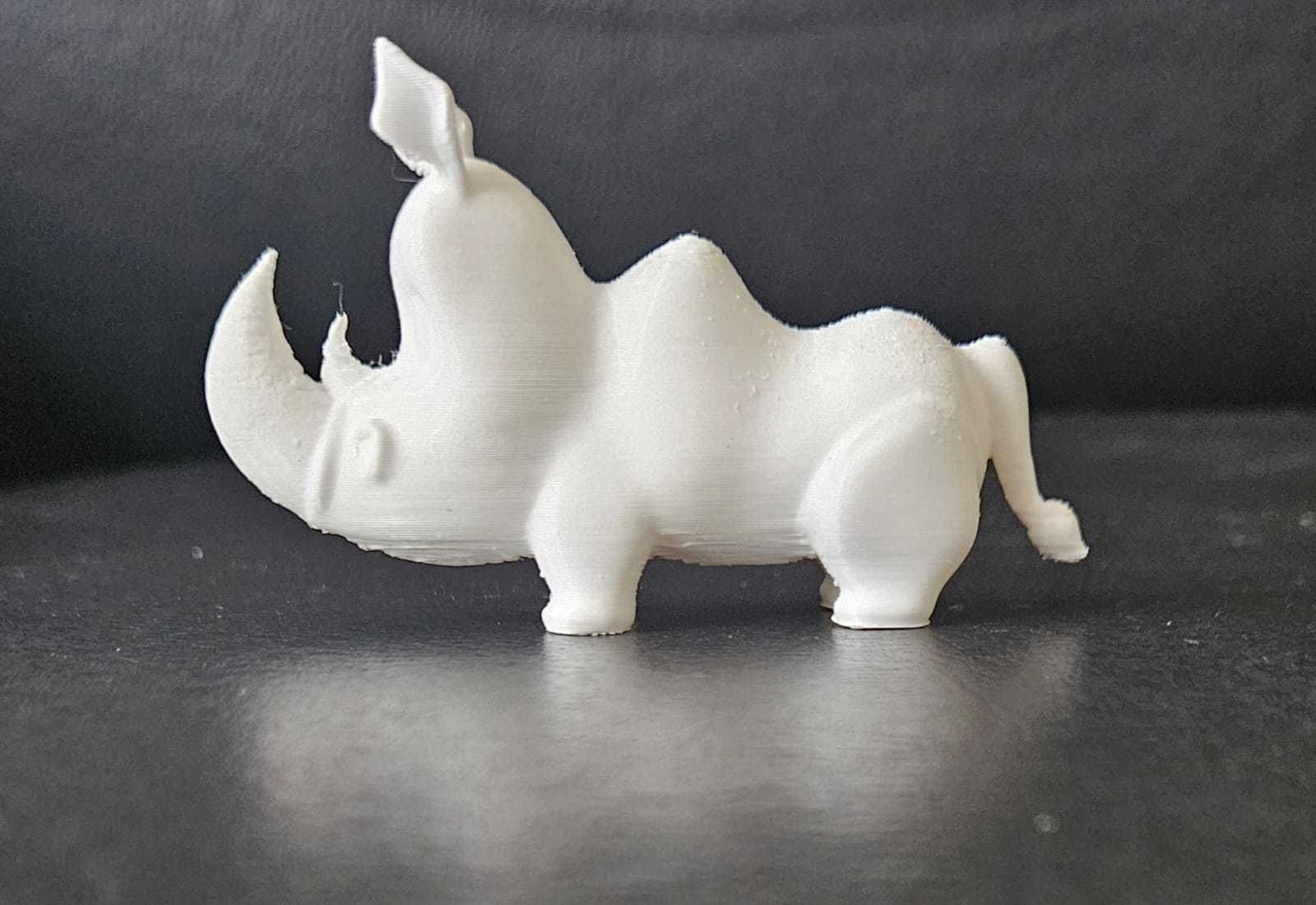 Stylized Cartoon Rhino 3D print model_5