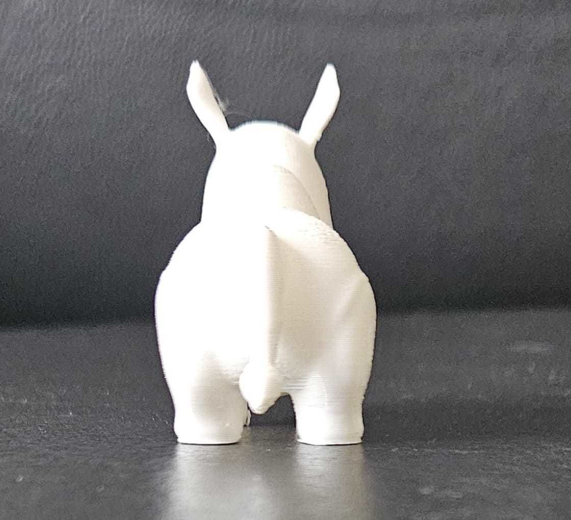 Stylized Cartoon Rhino 3D print model_8