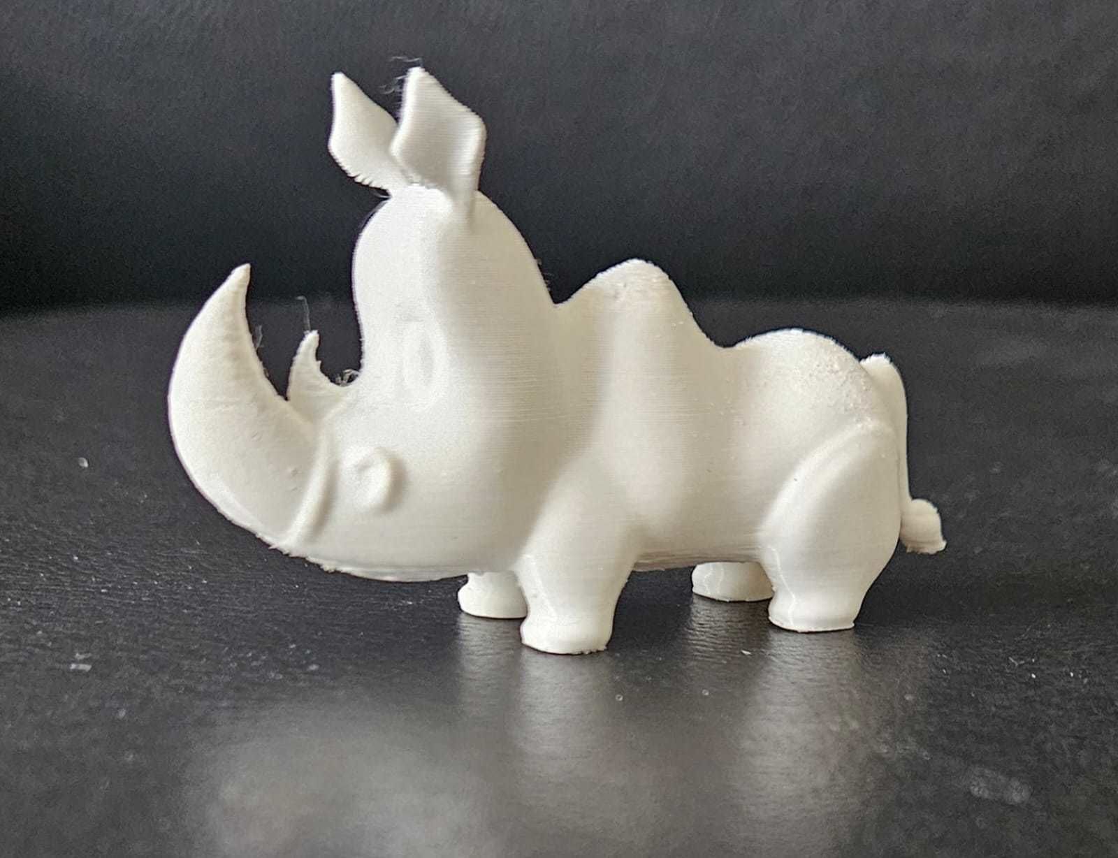 Stylized Cartoon Rhino 3D print model_10