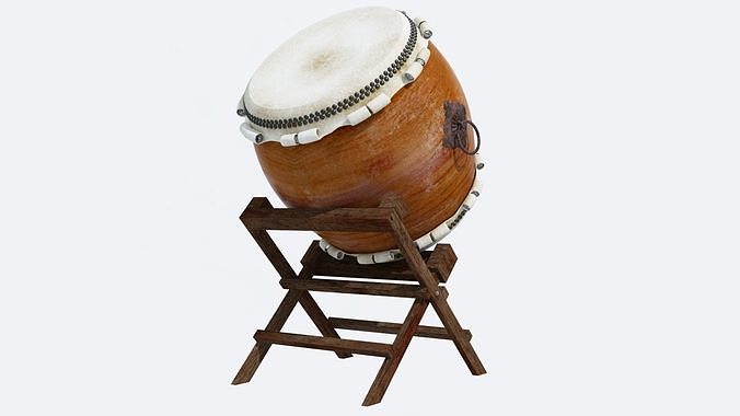 Chinese musical instrument Drum 1 3D model