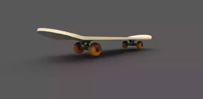 skateboard high quality model with uv