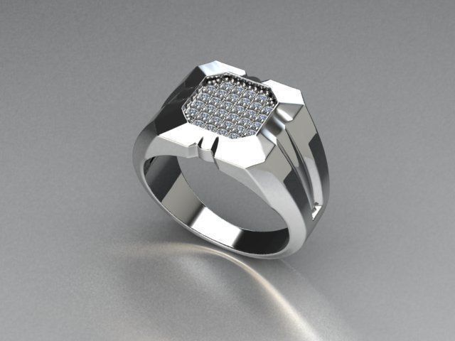 ring men 3D print model_1