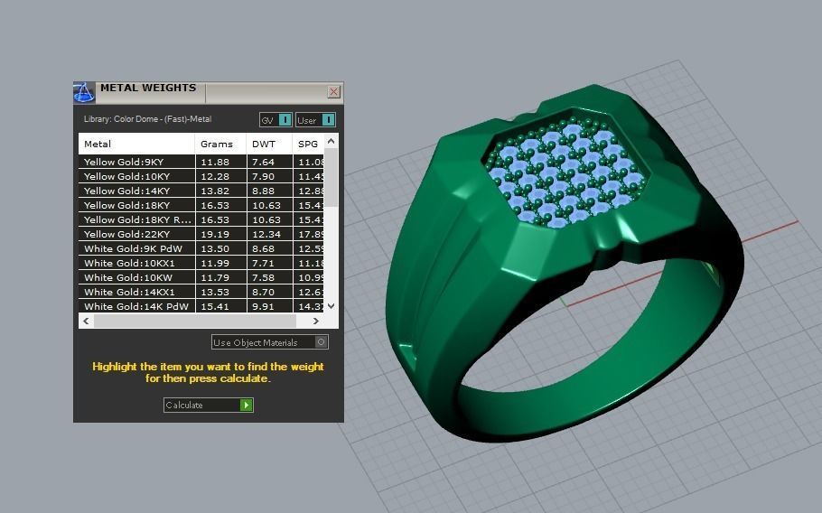 ring men 3D print model_5