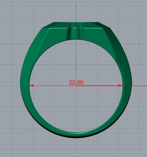ring men 3D print model_8