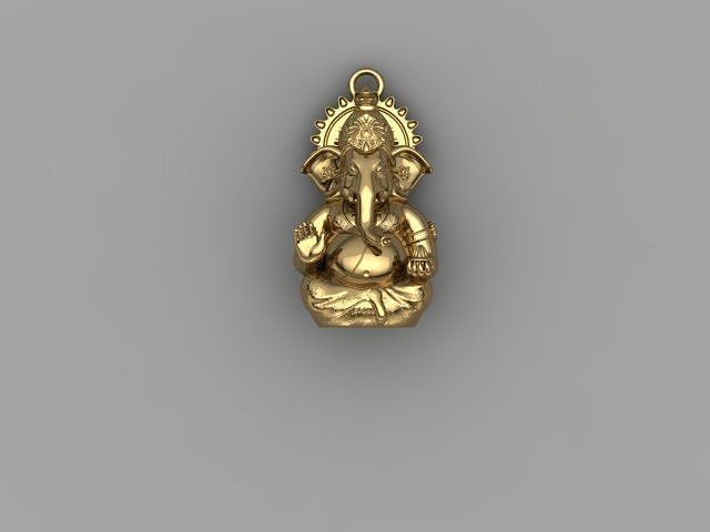 GANESH JI PENDENT 3D print model