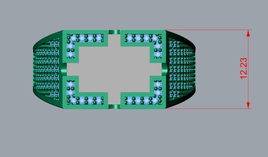ring men 3D print model_6