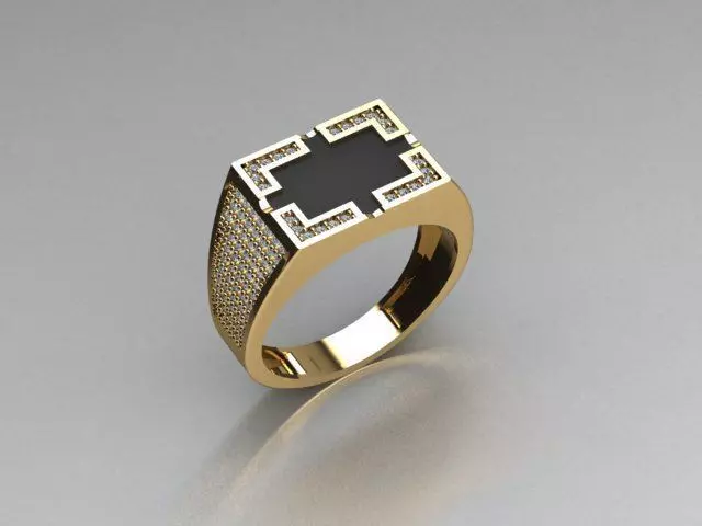 ring men 3D print model_0