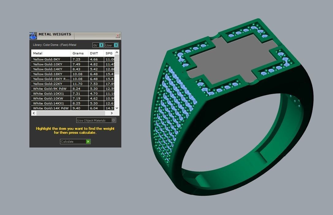 ring men 3D print model_4
