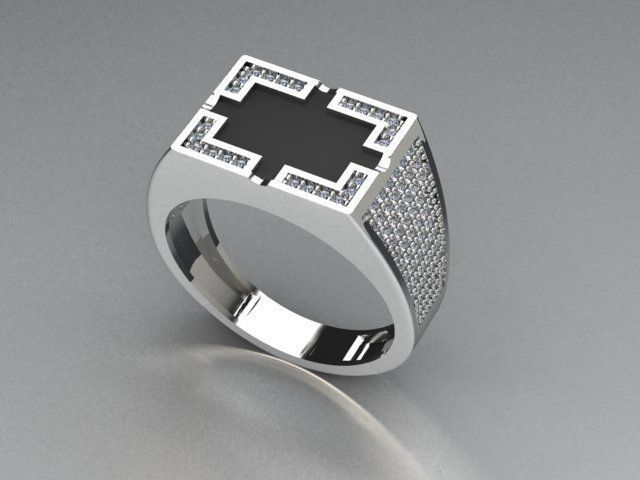 ring men 3D print model_1