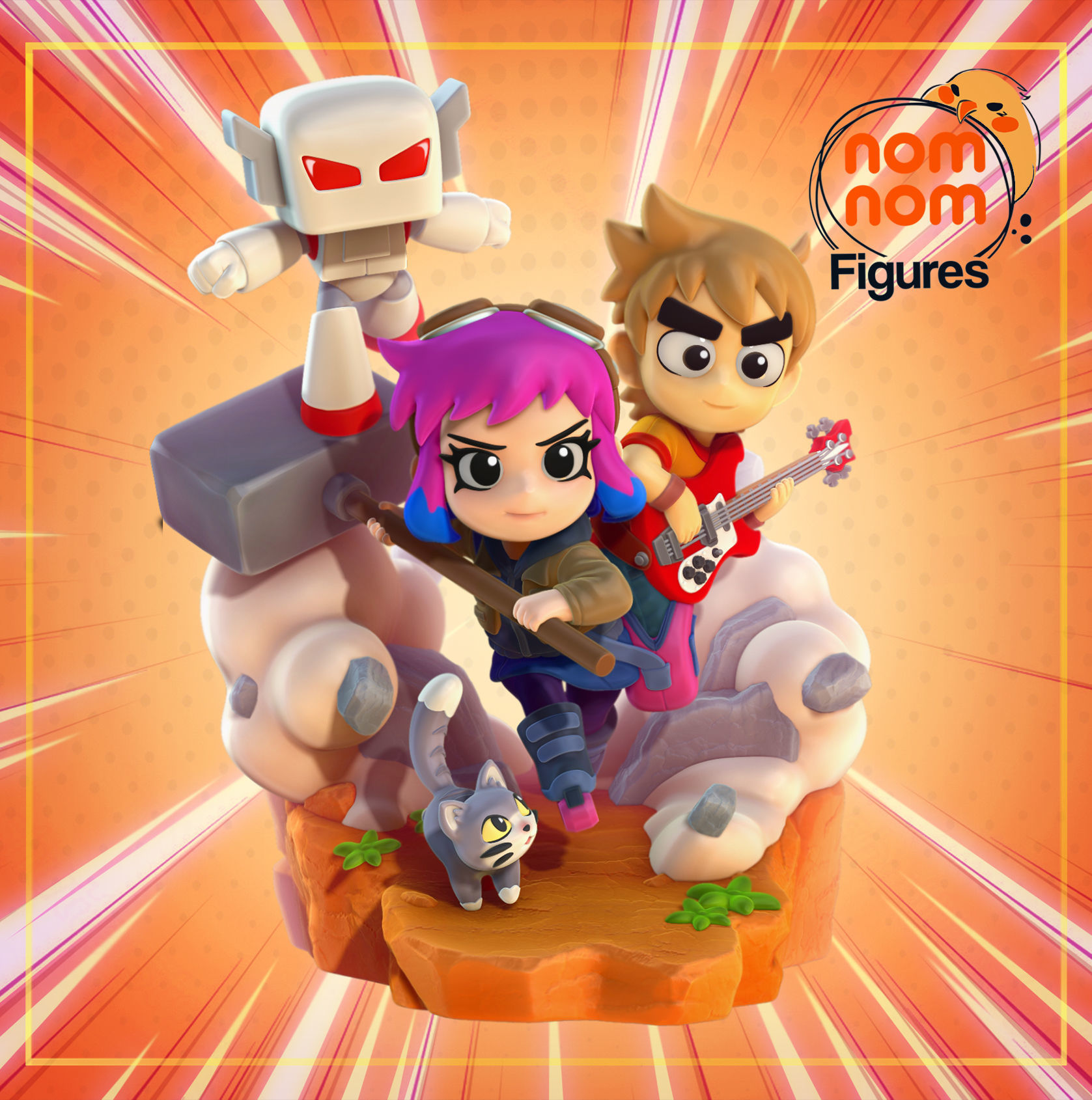 Chibi Ramona Flowers - Scott Pilgrim Takes Off 3D print model_1