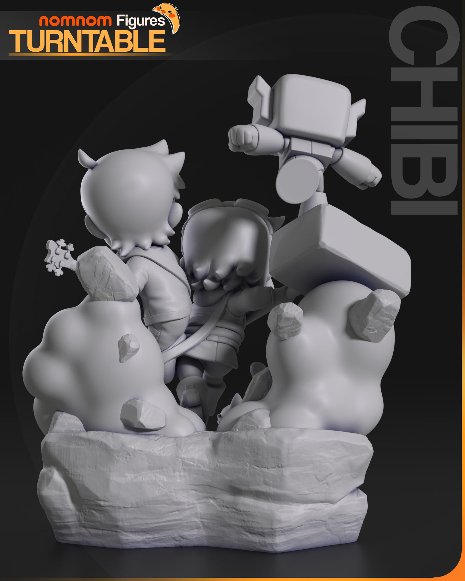 Chibi Ramona Flowers - Scott Pilgrim Takes Off 3D print model_4