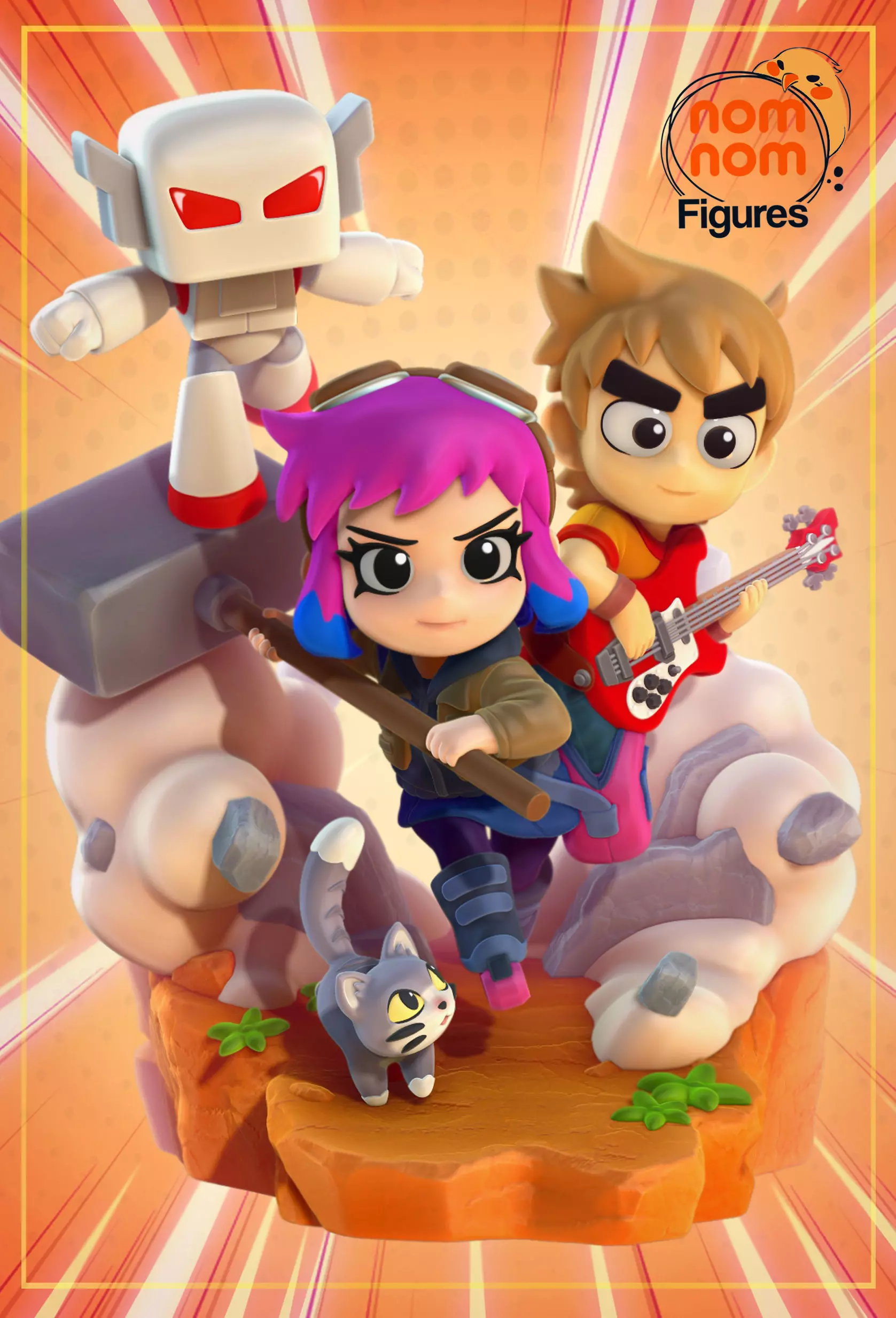 Chibi Ramona Flowers - Scott Pilgrim Takes Off 3D print model_0